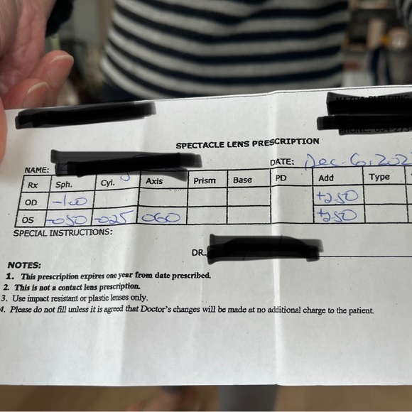 ❗️SOLD❗️Prada women’s eyeglass frames with prescription lenses - Picture 10 of 10